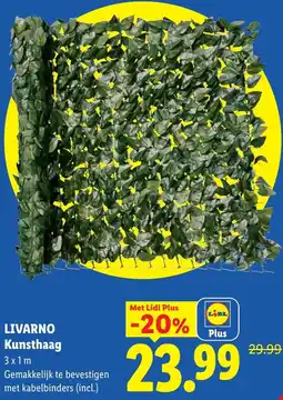 Lidl Livarno Kunsthaag aanbieding