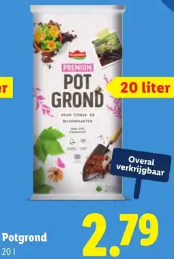Lidl Potgrond aanbieding