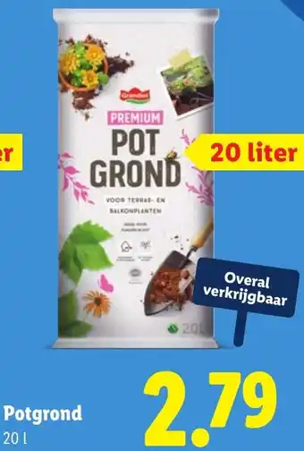 Lidl Potgrond aanbieding
