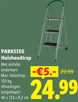 Lidl Parkside Huishoudtrap aanbieding