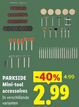 Lidl Parkside Mini-tool accessoires aanbieding
