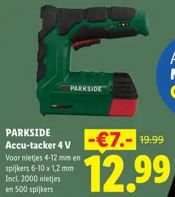 Lidl Parkside Accu-tacker 4 V aanbieding