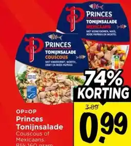 Vomar Voordeelmarkt OP=OP Princes Tonijnsalade aanbieding