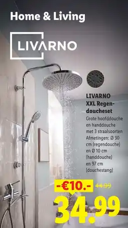 Lidl Livarno XXL Regendoucheset aanbieding