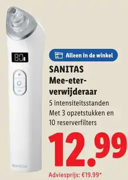 Lidl Sanitas Mee-eterverwijderaar aanbieding