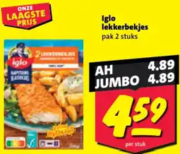 Nettorama Iglo lekkerbekjes aanbieding
