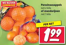 Nettorama Perssinaasappels of mandarijnen aanbieding