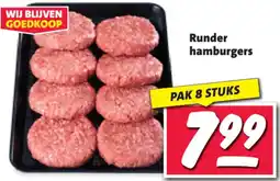 Nettorama Runder hamburgers aanbieding