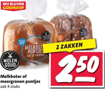 Nettorama Melkboter of meergranen puntjes aanbieding