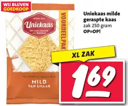 Nettorama Uniekaas milde geraspte kaas aanbieding
