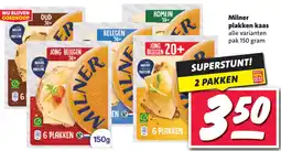 Nettorama Milner plakken kaas aanbieding