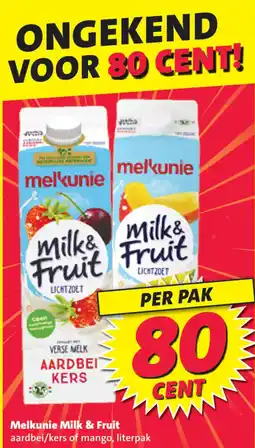 Nettorama Melkunie Milk & Fruit aanbieding