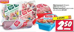 Nettorama Kips leverworst, paté, kleintje smeerworst aanbieding