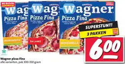 Nettorama Wagner pizza Fina aanbieding