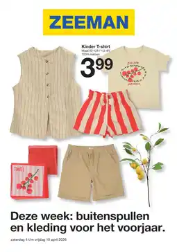 Zeeman Kinder T-shirt aanbieding