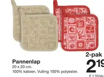 Zeeman Pannenlap aanbieding