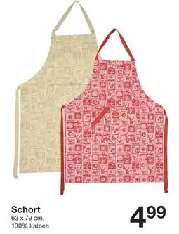 Zeeman Schort aanbieding