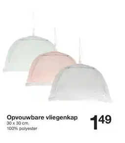 Zeeman Opvouwbare vliegenkap aanbieding