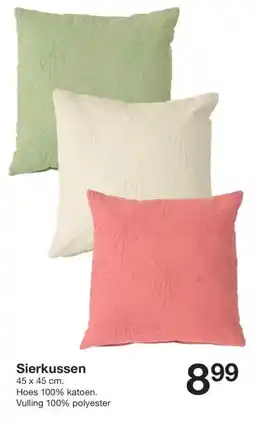 Zeeman Sierkussen aanbieding