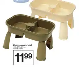 Zeeman Zand- en watertafel aanbieding