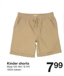 Zeeman Kinder shorts aanbieding