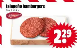 Dirk Jalapeño hamburgers aanbieding