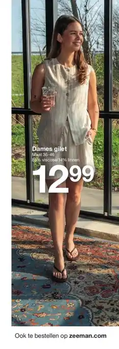 Zeeman Dames gilet aanbieding