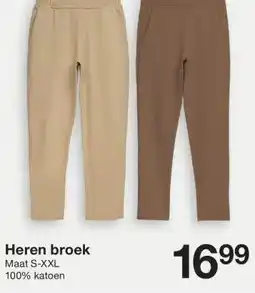 Zeeman Heren broek aanbieding