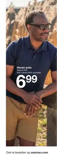 Zeeman Heren polo aanbieding