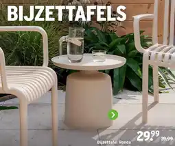 GAMMA Bijzettafel Ronda beige ø 50 cm aanbieding