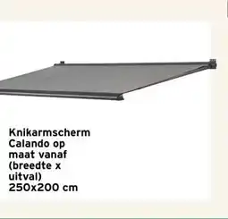 GAMMA Knikarmscherm Calando op maat aanbieding