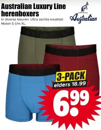 Dirk Australian Luxury Line herenboxers aanbieding