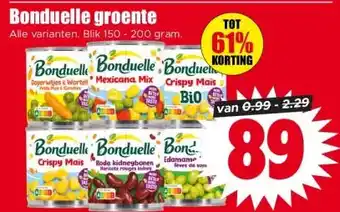 Dirk Bonduelle groente aanbieding