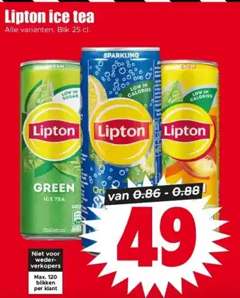Dirk Lipton ice tea aanbieding