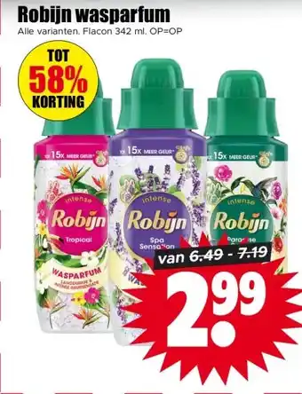 Dirk Robijn wasparfum aanbieding