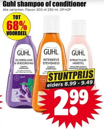Dirk Guhl shampoo of conditioner aanbieding