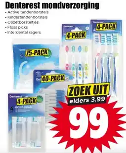 Dirk Denterest mondverzorging aanbieding