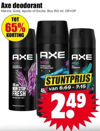 Dirk Axe deodorant aanbieding