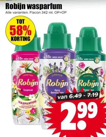 Dirk Robijn wasparfum aanbieding