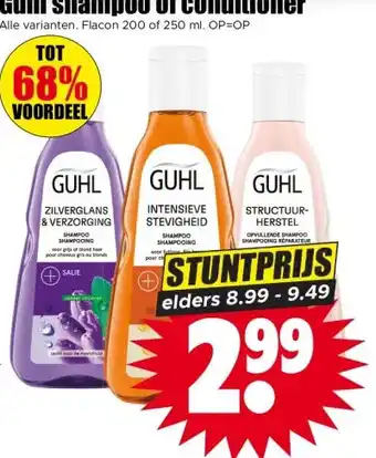 Dirk Guhl shampoo of conditioner aanbieding