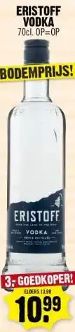 Dirk ERISTOFF VODKA aanbieding
