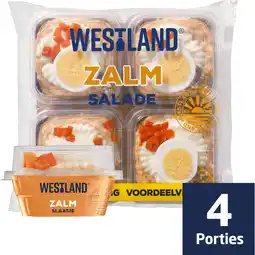 Jumbo Westland Zalm Salade Voordeelverpakking 560 g aanbieding