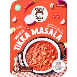 Jumbo Oma's Tikka Masala Vega 350gr aanbieding