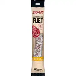 Jumbo Stegeman Fuet Oude Kaas 130 g aanbieding