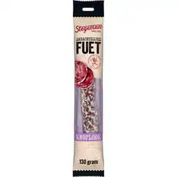 Jumbo Stegeman Fuet Knoflook Basilicum 130 g aanbieding
