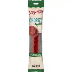 Jumbo Stegeman Chorizo Light 200 g aanbieding