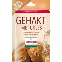 Jumbo Verstegen Mix voor Gehakt met Uitjes 40 g aanbieding