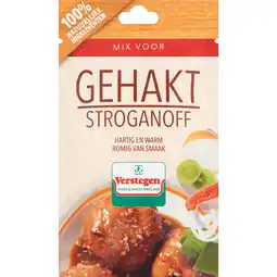 Jumbo Verstegen Mix voor Gehakt Stroganoff 40 g aanbieding
