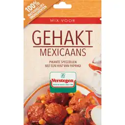 Jumbo Verstegen Mix voor Gehakt Mexicaans 40 g aanbieding