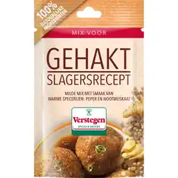 Jumbo Verstegen Mix voor Gehakt Slagersrecept 40 g aanbieding